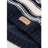 Zweifarbiger Strickschal von Mango Kids