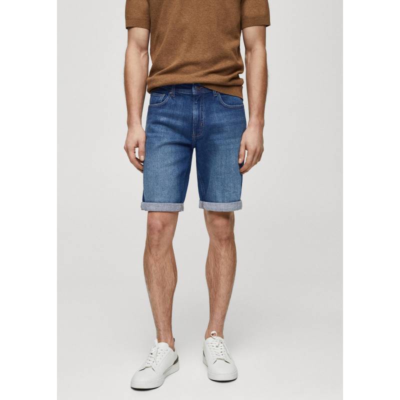 Bermuda Shorts Herren Blau  40 von Mango Man