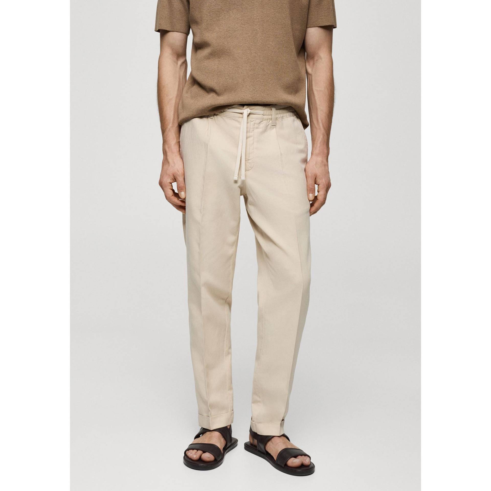 Hose Herren Beige 38 von Mango Man