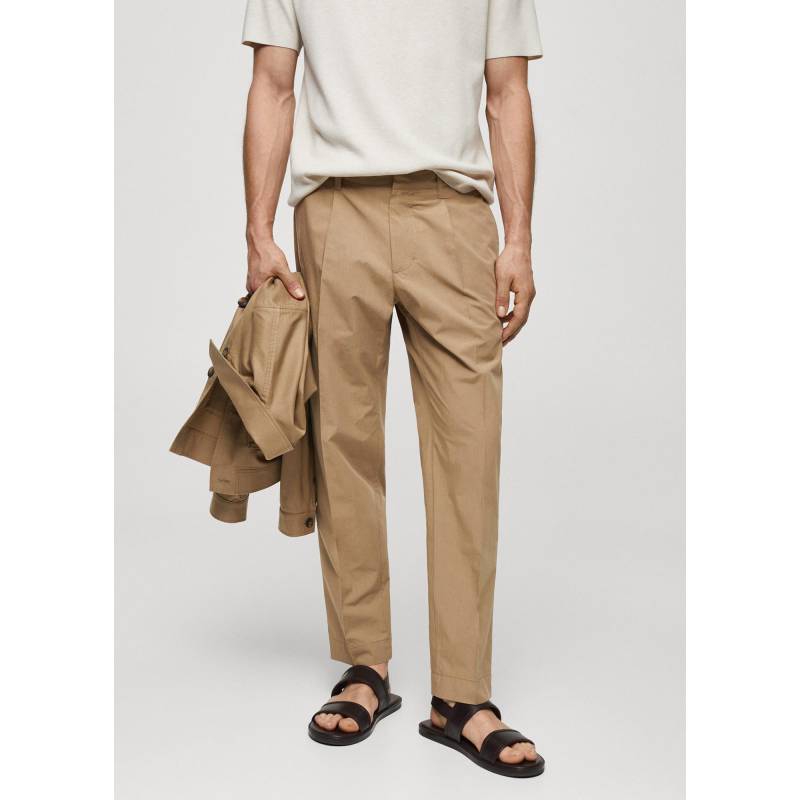 Hose Herren Beige  38 von Mango Man