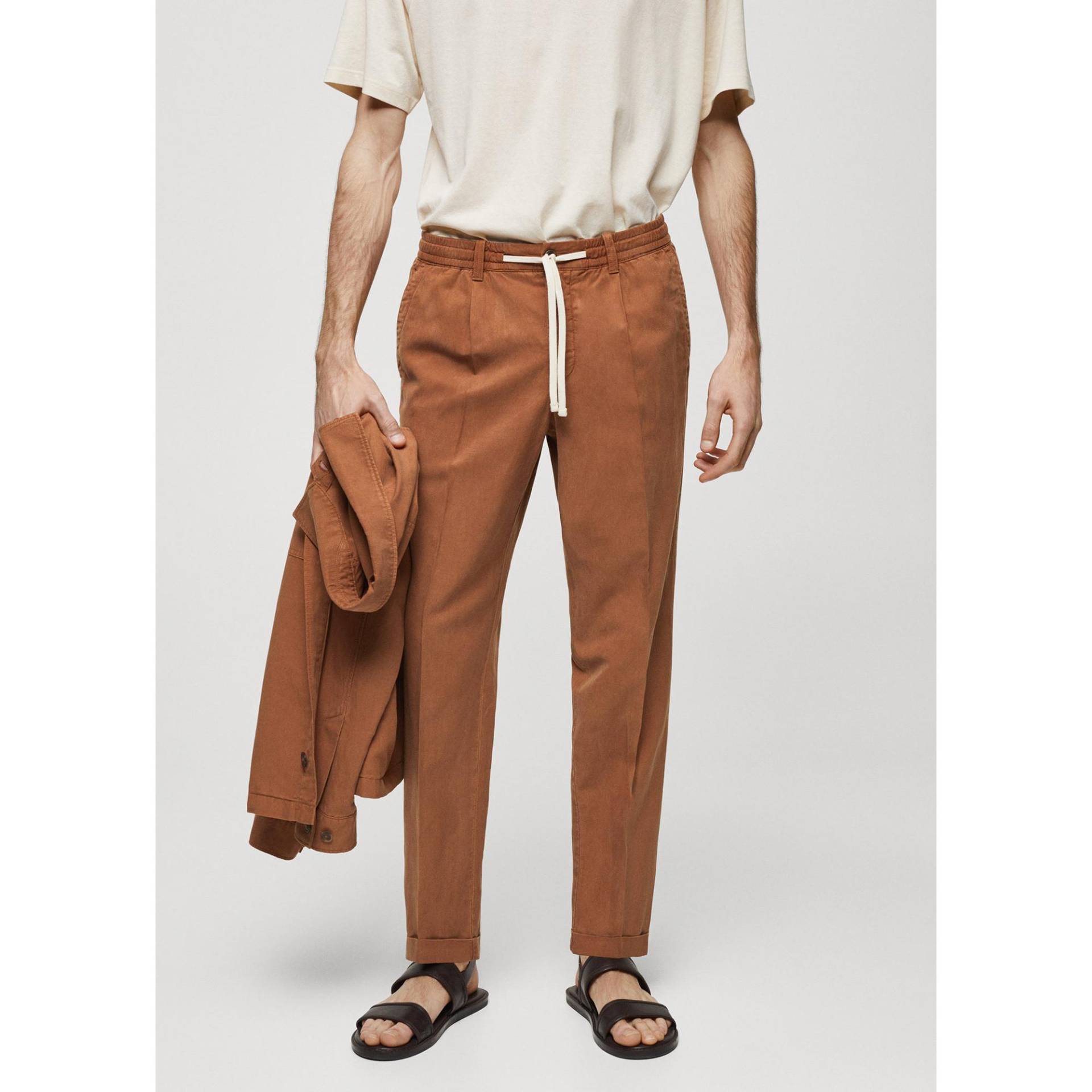 Mango Man - Hose, für Herren, Terracotta, Größe 38 von Mango Man