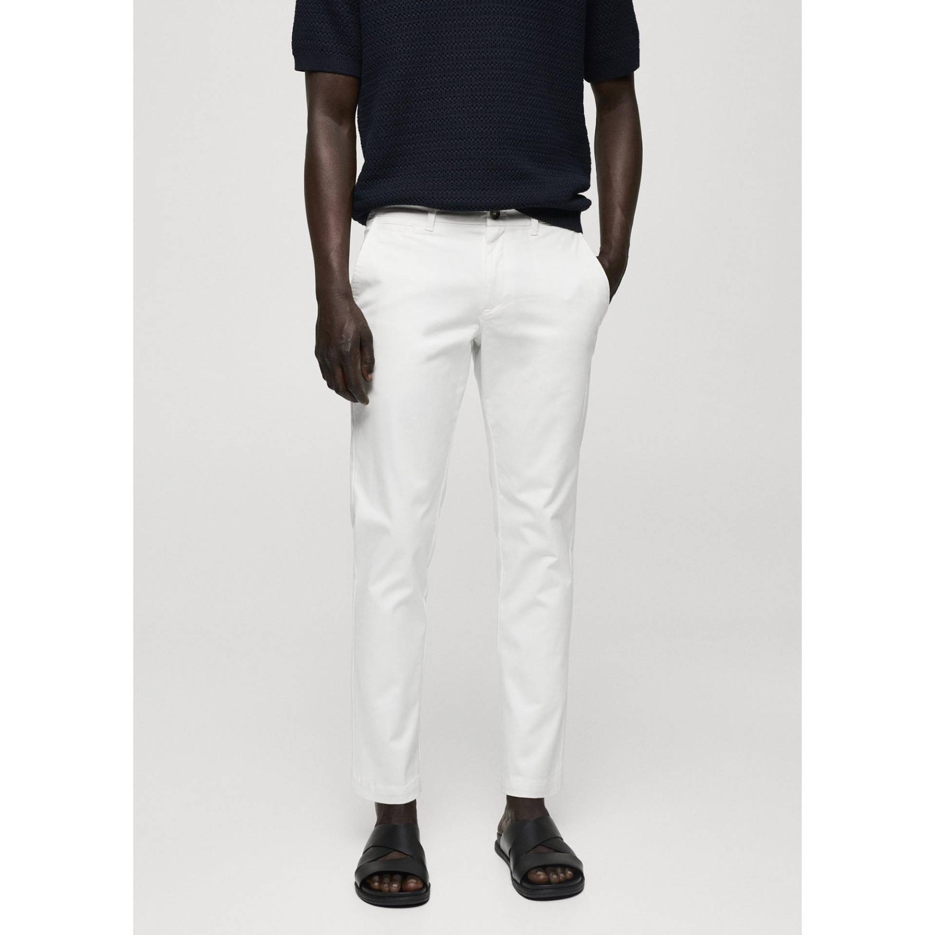 Hose Herren Weiss 42 von Mango Man