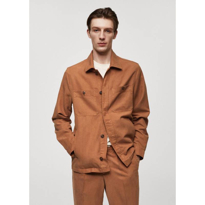 Overshirt Herren Orange M von Mango Man