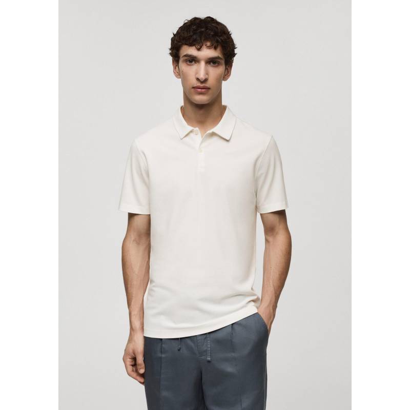 Poloshirt, Kurzarm Herren Nature M von Mango Man