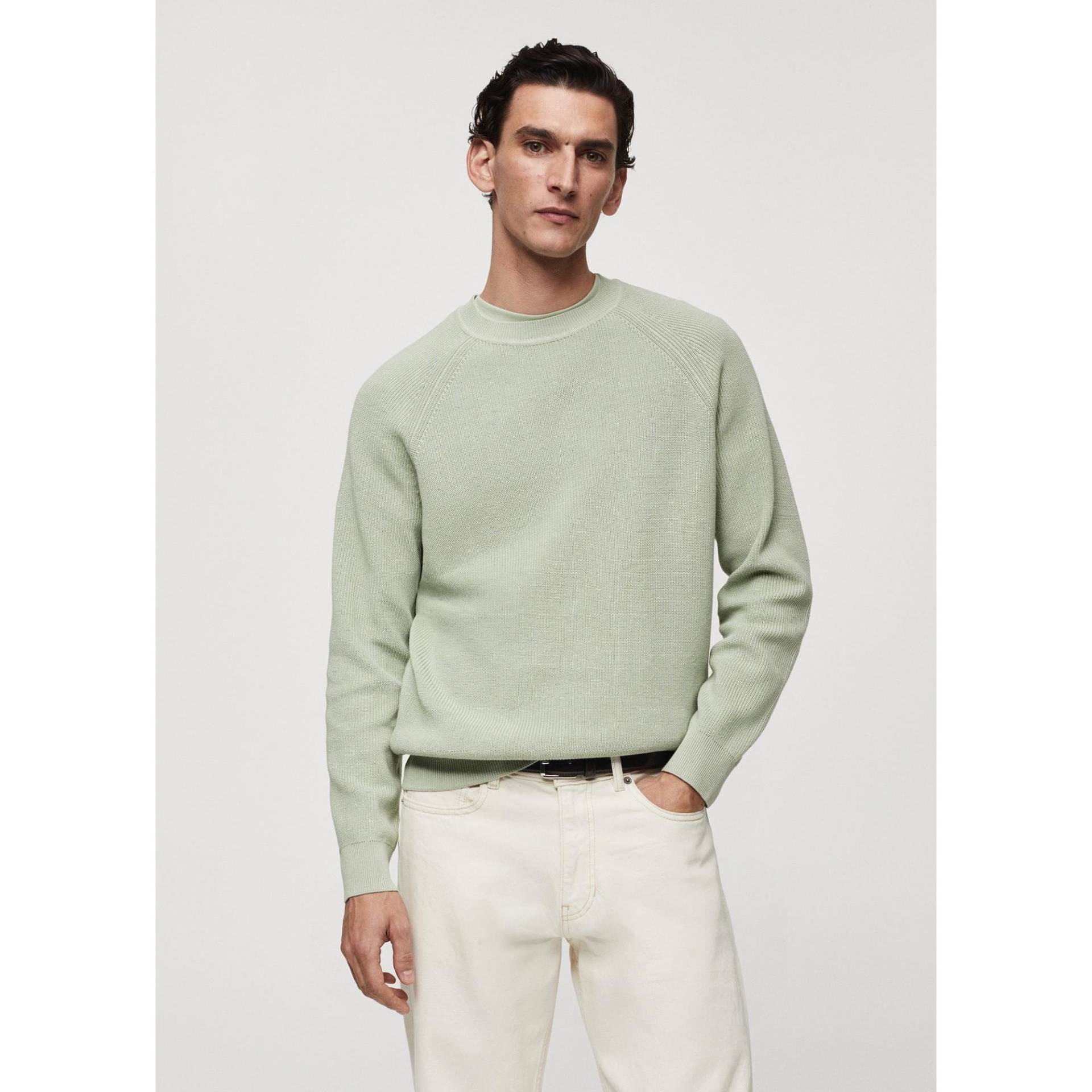 Sweatshirt Herren Grün 22 von Mango Man