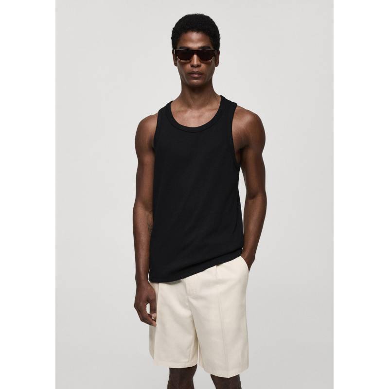 T-shirt Herren Black M von Mango Man