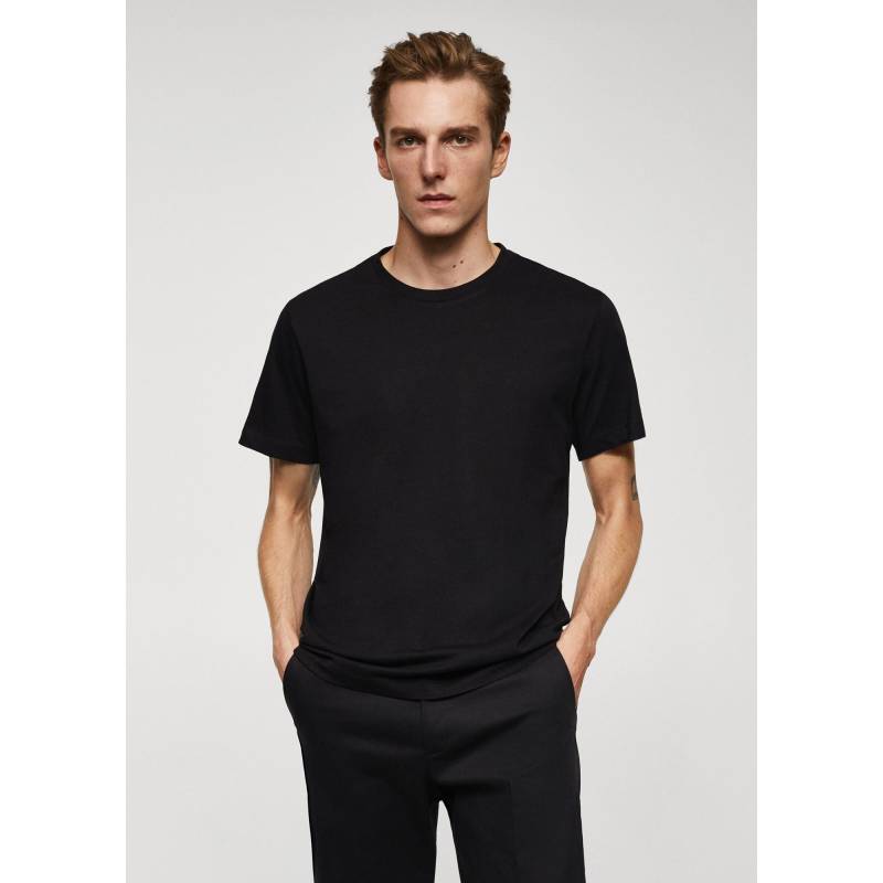 T-shirt Herren Black XXL von Mango Man