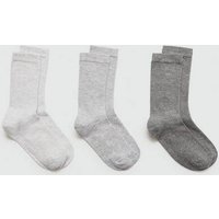 3er-Pack Baumwollsocken mit Rippmuster von Mango