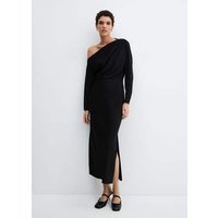 Asymmetrisches Kleid mit Schlitz von Mango