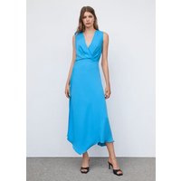 Asymmetrisches Kleid mit Seitenschlitz von Mango