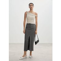 Asymmetrisches Top mit Drapierung von Mango