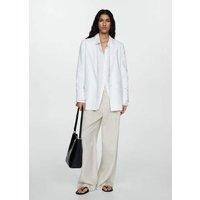 Gerader Leinenblazer Gerader Leinenblazer von Mango