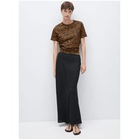 Baumwoll-T-Shirt mit Animal-Print Baumwoll-T-Shirt mit Animal-Print von Mango