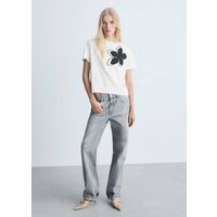 Bedrucktes Baumwoll-T-Shirt von Mango