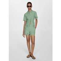 Bestickte Lochstrick-Shorts von Mango