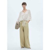 Bluse mit Trompetenärmeln und Schleife Bluse mit Trompetenärmeln und Schleife von Mango