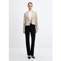 Crop-Blazer mit Knopf von Mango