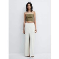 Crop-Top mit Raffdetails von Mango