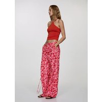 Florale Hose mit Cargotaschen von Mango