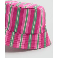 Gemusterter Bucket Hat von Mango