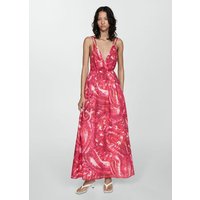 Gemustertes Kleid mit doppelten Trägern Gemustertes Kleid mit doppelten Trägern von Mango
