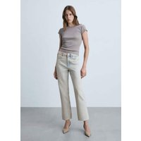 Gerade Jeans Blanca in Cropped-Länge von Mango