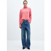 Gerippter Rollkragenpullover von Mango