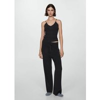 Geripptes Pyjama-Top von Mango