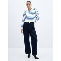 Gestreifter Pullover mit Polokragen Gestreifter Pullover mit Polokragen von Mango