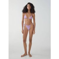 Gestreiftes Bikinioberteil von Mango