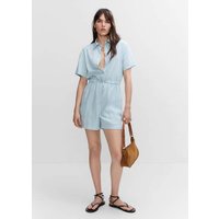 Hemdblusen-Jumpsuit aus Lyocell von Mango