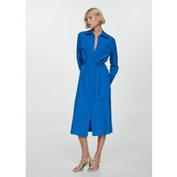 Hemdblusenkleid aus Lyocell mit Schleife Hemdblusenkleid aus Lyocell mit Schleife von Mango