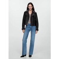 Doubleface-Jacke mit Ledereffekt Doubleface-Jacke mit Ledereffekt von Mango