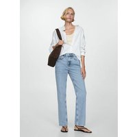 Gerade Jeans mit mittlerem Bund von Mango