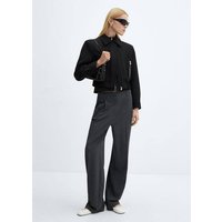 Crop-Jacke mit Schulterpolstern von Mango