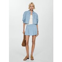 Jeans-Overshirt mit Tasche von Mango