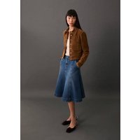 Jeansrock mit Kontrastnähten Jeansrock mit Kontrastnähten von Mango