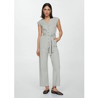 Jumpsuit aus 100 % Baumwolle mit Schleife von Mango