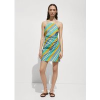 Neckholder-Kleid mit Streifenprint Neckholder-Kleid mit Streifenprint von Mango