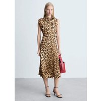 Hemdkleid mit Leopardenmuster von Mango