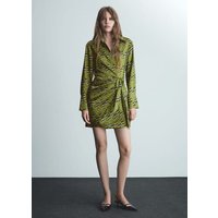 Satiniertes Printkleid Satiniertes Printkleid von Mango