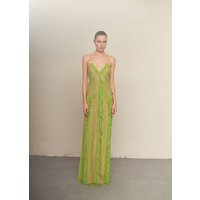 Kleid aus Seidenspitze mit Rüschendesign Kleid aus Seidenspitze mit Rüschendesign von Mango
