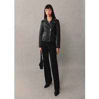 Bikerjacke aus Leder Bikerjacke aus Leder von Mango
