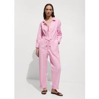 Langer Jumpsuit mit Kordelzug von Mango