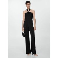 Langer Neckholder-Jumpsuit von Mango