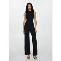 Langer Jumpsuit mit Gürtel von Mango