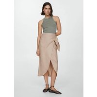 Sarong-Rock aus Leinen von Mango