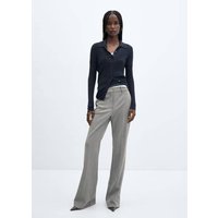 Melierte Wideleg-Hose von Mango