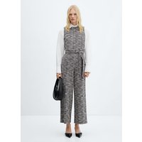 Melierter Tweed-Jumpsuit von Mango