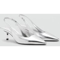 Metallic-Slingbacks von Mango